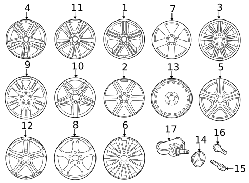 Wheel for 2010 Mercedes-Benz E 350 #0