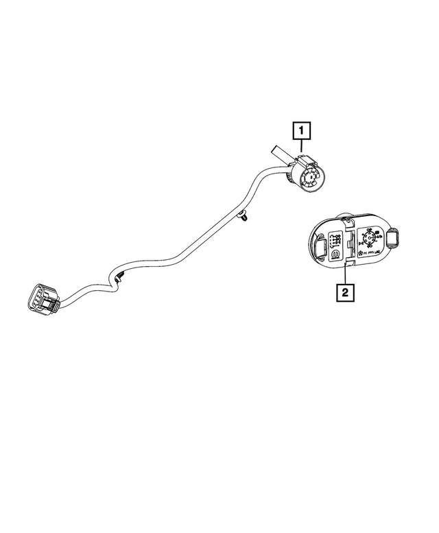 68592445AC - : Trailer Tow Wiring for Mopar Image