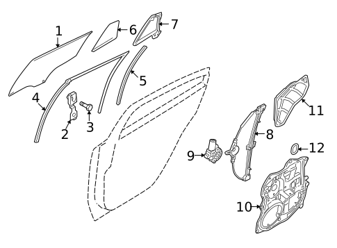 Rear Door for 2012 Mazda 6 #0