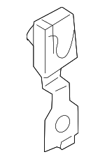 GJ6A58512 - Body: Movable Glass Holder for Mazda: 2, 3, 5, 6, CX-7, RX-8 Image