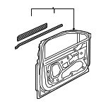 4M0831051G - Body: Door Shell for Audi Image