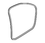 4M0831721D - Body: Weather-strip On Body for Audi Image