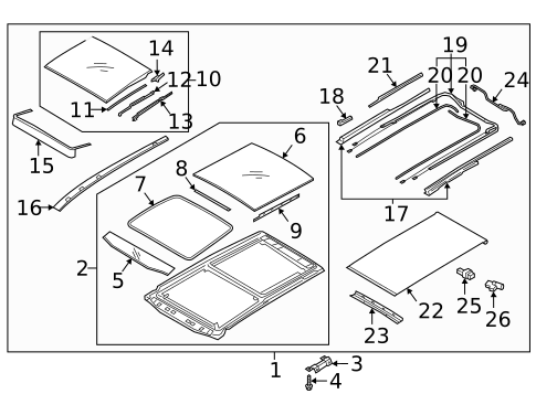 Sunroof for 2016 Kia Sorento #0
