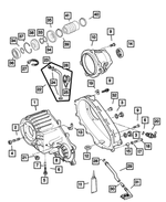 5014045AA - Transfer Case Model 242 [DHP]: Transfer Front Case for Mopar Image
