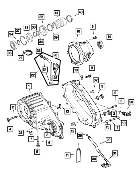 Case and Related Parts for 2003 Jeep Grand Cherokee #0