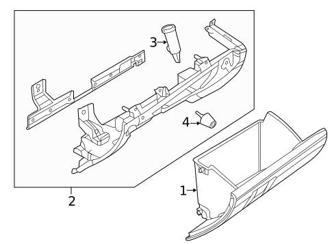 Glove Box for 2018 Mazda 3 #0