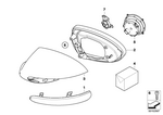 51167906349 - Vehicle Trim: Covering Cap, Bright-Black Left for BMW Image