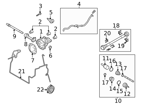 CV Components for 2010 Ford F-150 #0