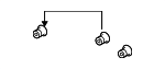 ASB2 - Suspension: Motorcraftâ„¢ Differential Carrier Mount Bushing for Ford Image