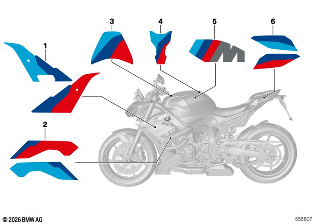 51145B3A711 - : Decor Side Trim Panel Bottom Left for BMW-Motorrad Image