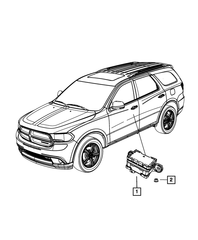 56029469AA - Electrical: Dynamics Sensor for Mopar Image