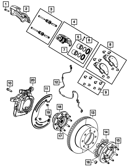 Front Brakes for 2024 Ram 3500 #1