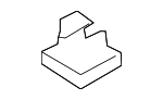 3539879 - Body: Rear Pillar Trim Retainer for Volvo Image