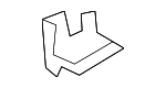 6841936 - Body: Rear Pillar Trim Clip for Volvo Image