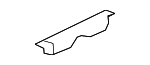 30721491 - Body: Luggage Cover Insulator for Volvo Image