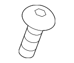 93600040080A - Body: Sash Channel Screw for Honda: Passport, Pilot Image