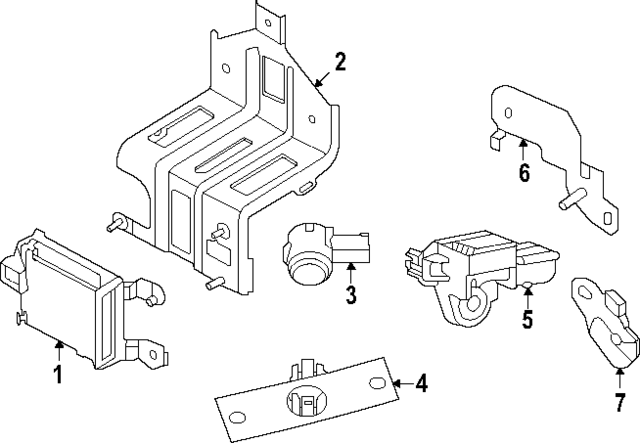 253B55NN0A - : Ped Impc Sensor for Nissan Image