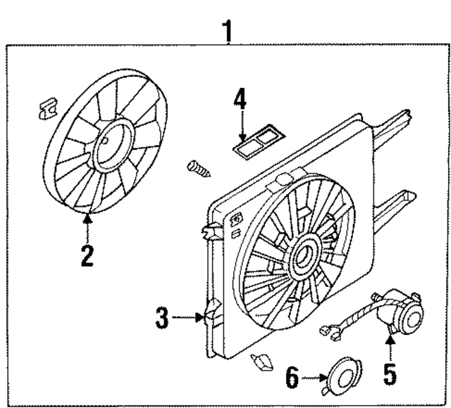 214871B000 - : Fan Motor for Nissan: Quest Image