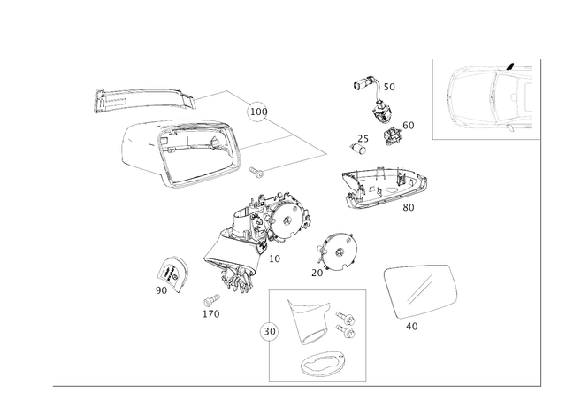 2128100864 - Front Doors: Trim for Mercedes-Benz Image