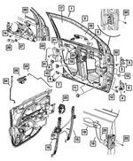 5074256AA - Doors and Related Parts: Upper Door Hinge Assy, Right for Mopar Image