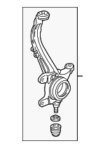 51210S4KA00 - Suspension: Knuckle for Acura Image