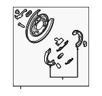 58250C6000 - : Parking Brake for Kia Image