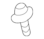 MR217056 - Body: Bumper Cover Bolt for Chrysler: Sebring | Dodge: Stratus Image