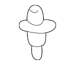 MB475404 - Body: Bumper Cover Clip for Chrysler: Sebring | Dodge: Avenger, Stratus Image