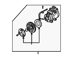 RK30A61450U - : Compressor Assembly for Kia: Rio Image