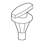 1285015 - Body: Lower Weather-strip Retainer for Volvo: C70 Image