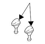 K55B67510A - Body: Washer Nozzle for Kia: Sedona Image