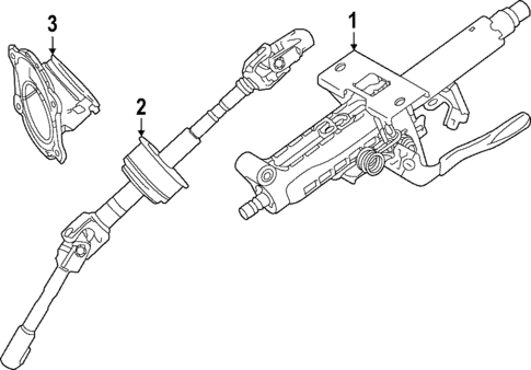 Steering Column Assembly for 2025 Toyota bZ4X #0