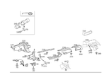 2036820971 - Exhaust System: Shielding for Mercedes-Benz Image