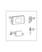68602872AA - Mopar Accessories - Component Parts: Remote Start And Keyless Entry Antenna for Mopar Image