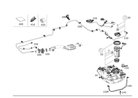 AdBlueÄ‚Â‚Ä¹Ë Container and Lines for 2015 Mercedes-Benz GLK250 #0