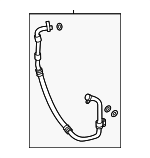 LR172656 - : Suction Hose for Land Rover: Discovery Sport, Range Rover Evoque Image