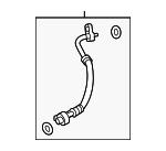 LR115918 - HVAC: Pressure Hose for Land Rover: Discovery Sport, Range Rover Evoque Image
