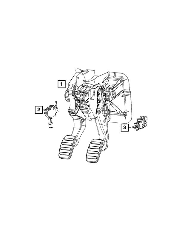 4581573AE - Electrical: Brake And Clutch Pedal for Mopar Image