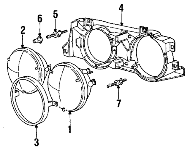 63128350135 - Electrical: Bulb for BMW Image