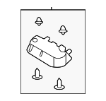 92850GI010YFE - Body: Dome Lamp for Hyundai Image