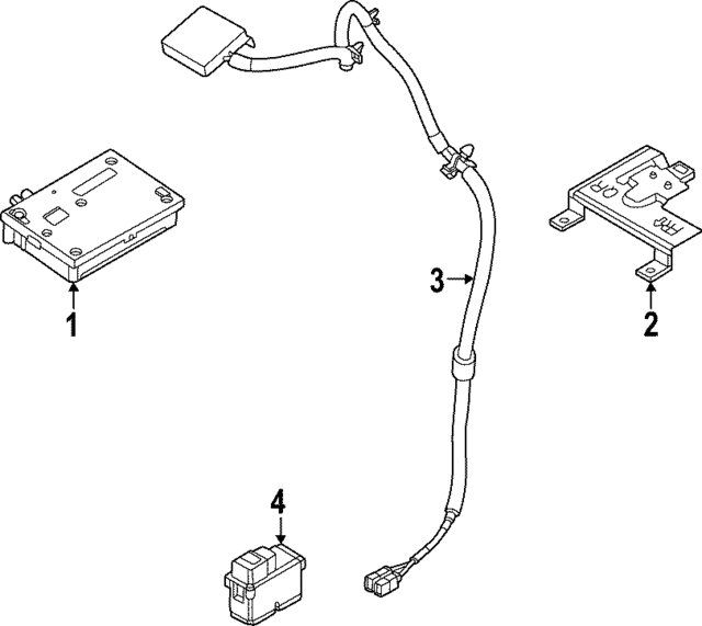 283365FB0B - Electrical: Microphone for INFINITI: QX60 Image