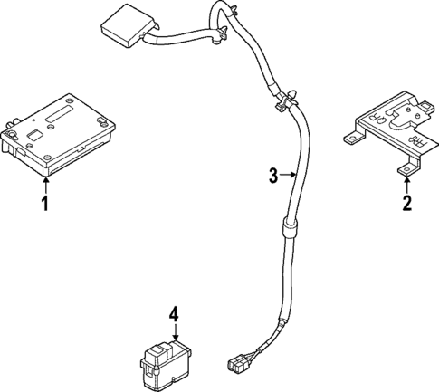 Communication System Components for 2025 INFINITI QX60 #0