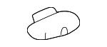 10343283 - Body: Escutcheon for Chevrolet: Impala, Monte Carlo Image