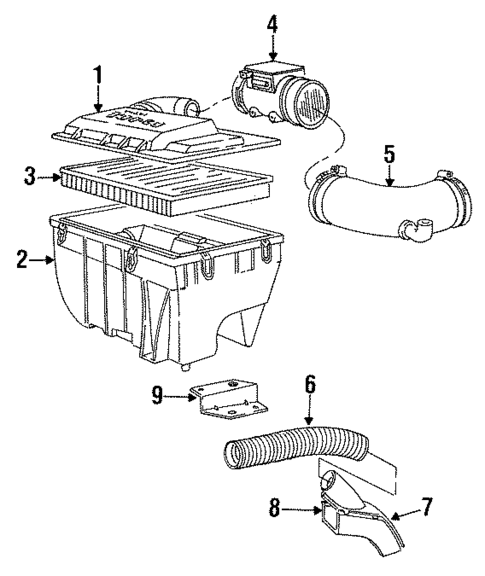 Air Intake for 1985 Volvo 760 #0
