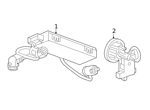 Anti-Theft Components for 2023 Cadillac XT6 #0