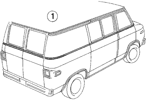 Stripe Tape for 1989 Chevrolet G30 #0