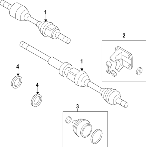 Axle Shafts & Joints for 2019 Volvo XC40 #0