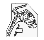 85015481 - Body: Inner Quarter Panel for Acura Image