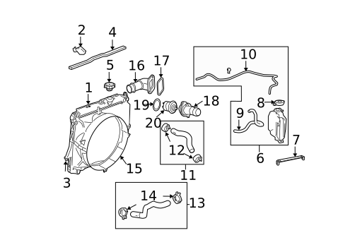 Radiators, Coolers & Related Components for 2005 Chevrolet Colorado #0
