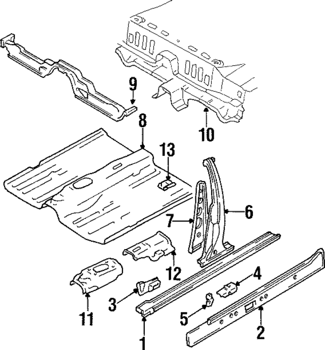 7643465E00 - : Reinforcement Brace for Nissan Image